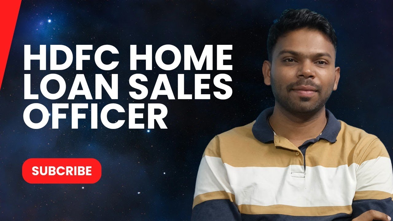 hdfc home loan sales officer