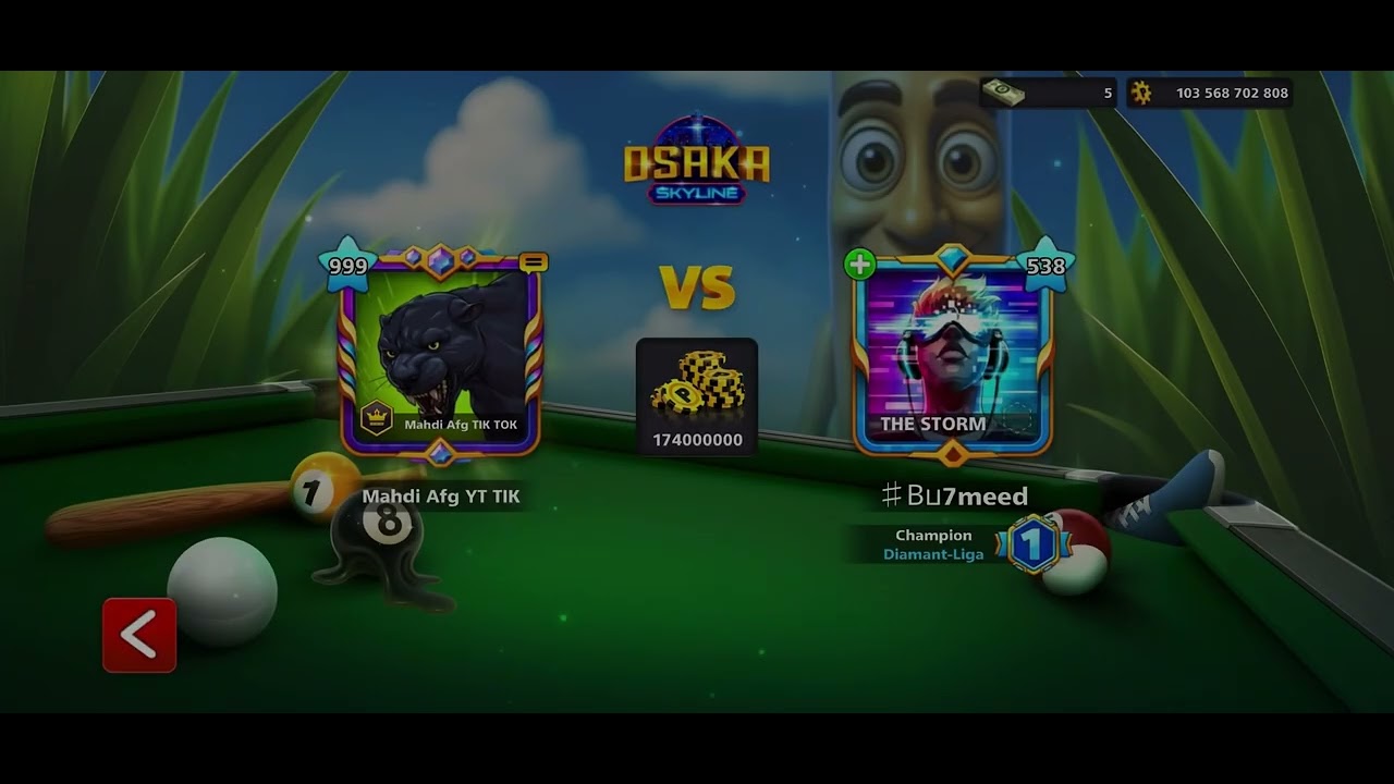 8ball pool 999 Trichshot 
