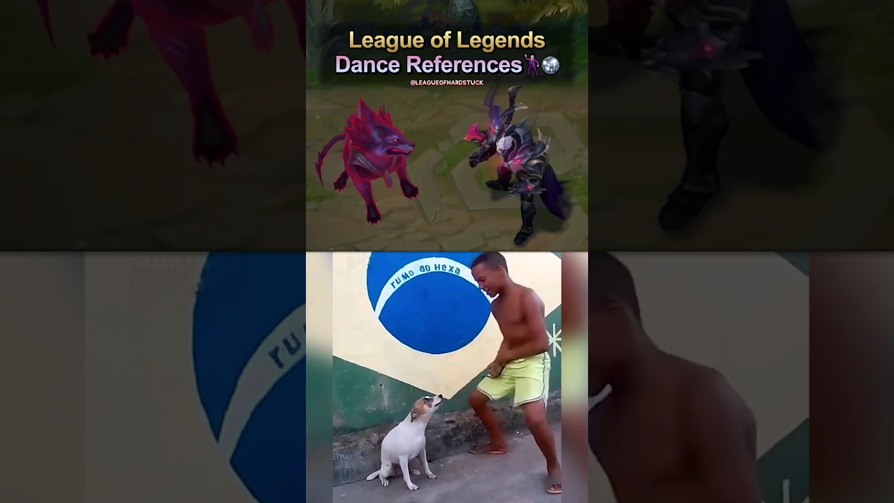 Dance References in League of Legends!🕺🪩 #leagueoflegends #shorts #gaming