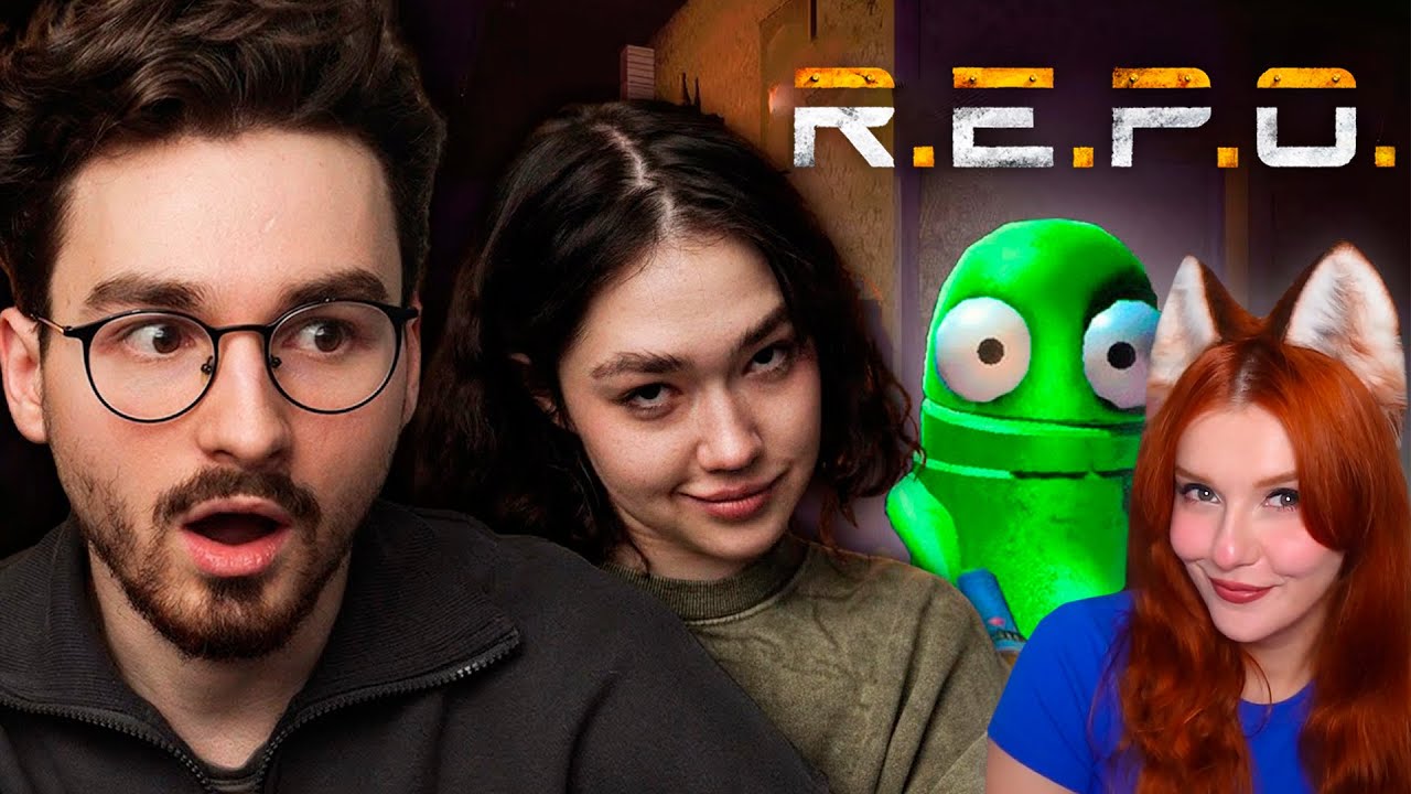 Анастасиз УЧИТ ИГРАТЬ МЕНЯ в R.E.P.O. TheBrianMaps ( Брайн Мапс ) Реакция