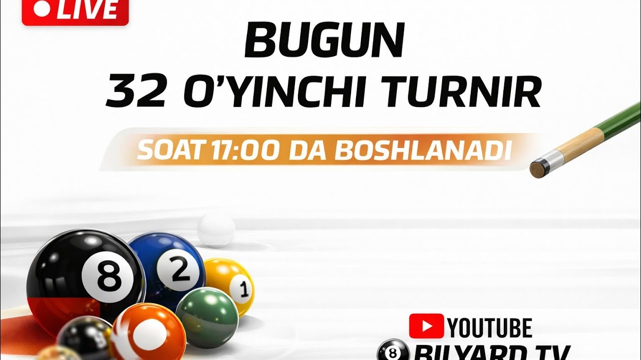 Turnir boshlandi.