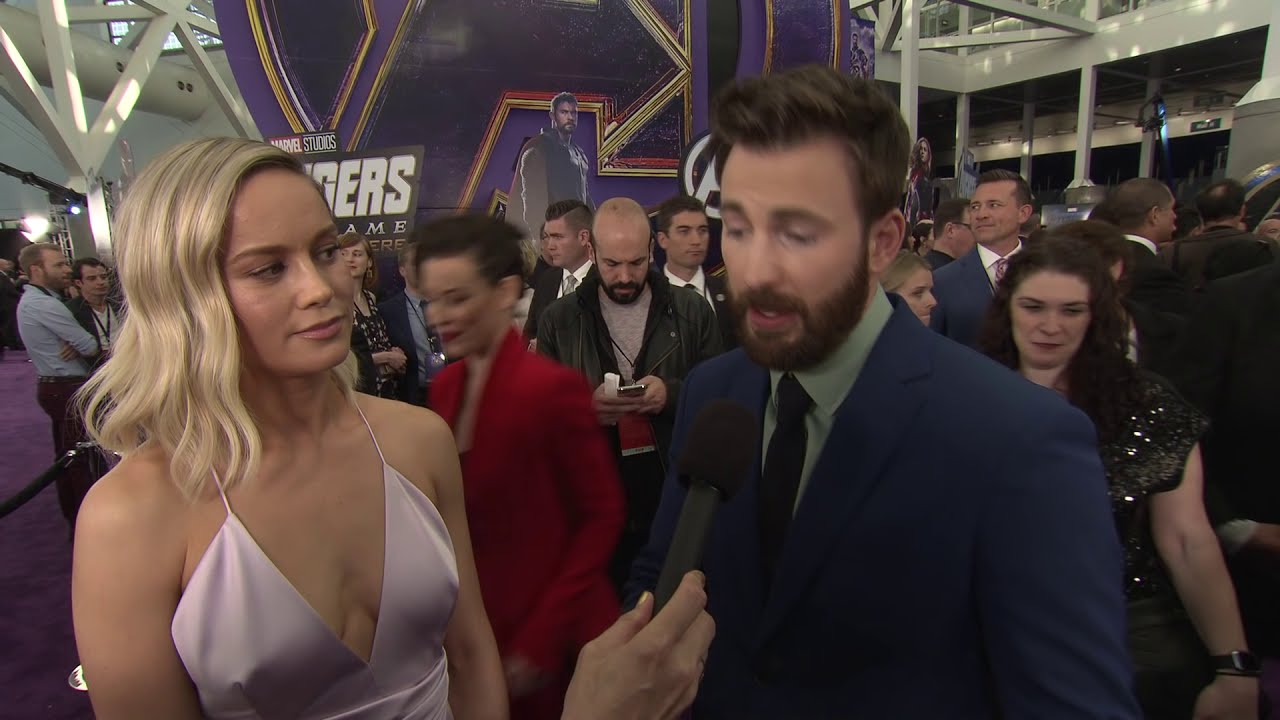 Avengers: Endgame: Chris Evans & Brie Larson 
