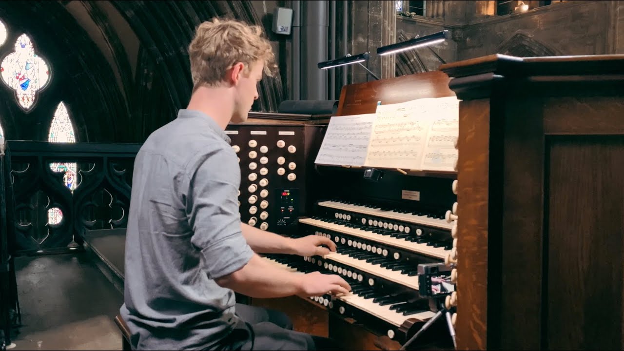 Andrew Forbes plays Bach 'Ach, was ist doch unser Leben' – Glasgow Cathedral organ