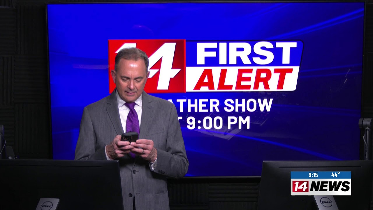 Scattered showers, big warmup ahead.  First Alert Weather Show at 9 2/24