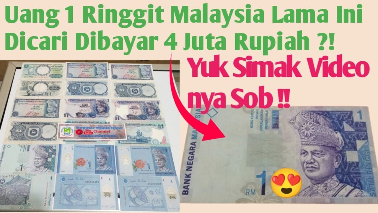 Mata Uang Malaysia 1 Ringgit Lama Ini Dicari Dibayar 4 Juta Rupiah @seputarduniauang
