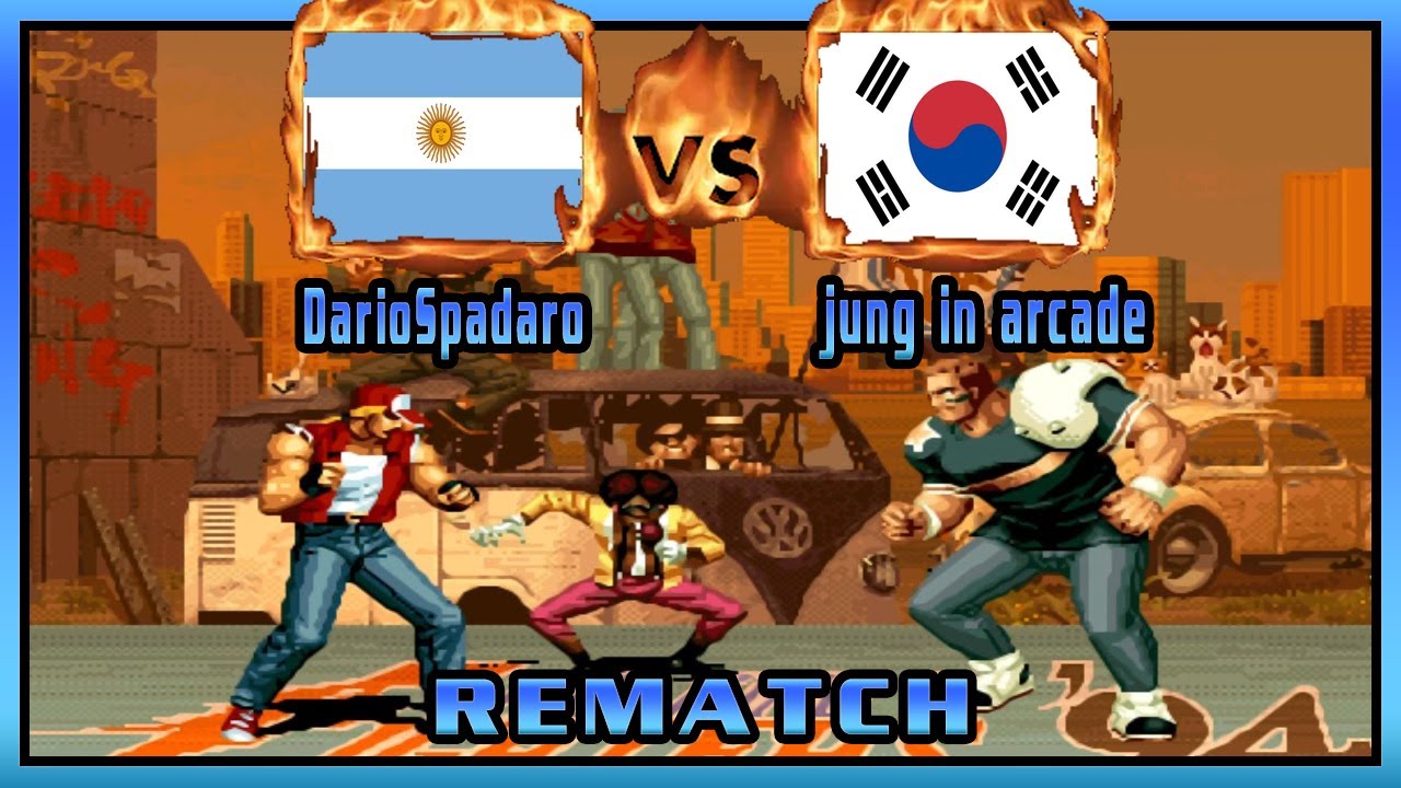 King of Fighters 94 - DarioSpadaro (ARG) VS (KOR) jung in arcade [kof94] [Fightcade] [Rematch]