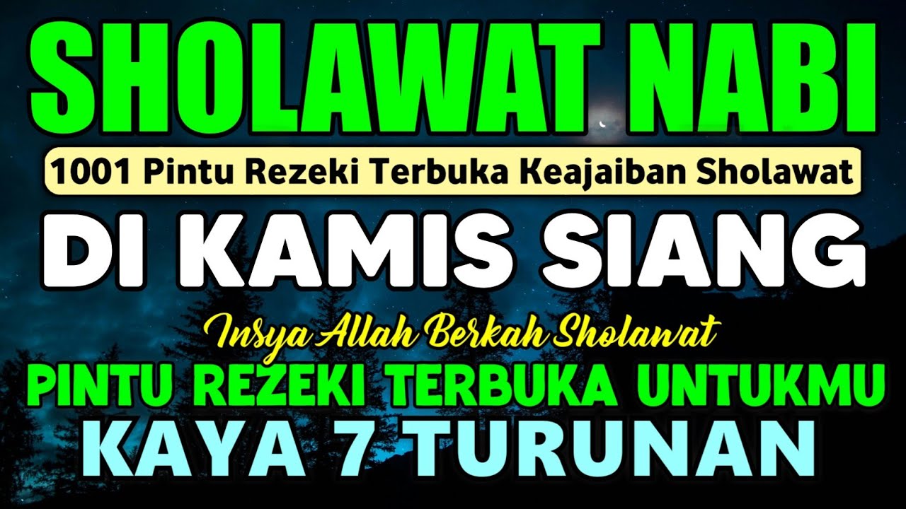 SHOLAWAT JIBRIL PENARIK REZEKI PALING DAHSYAT, Sholawat Nabi Muhammad SAW, Salawat Jibril Merdu