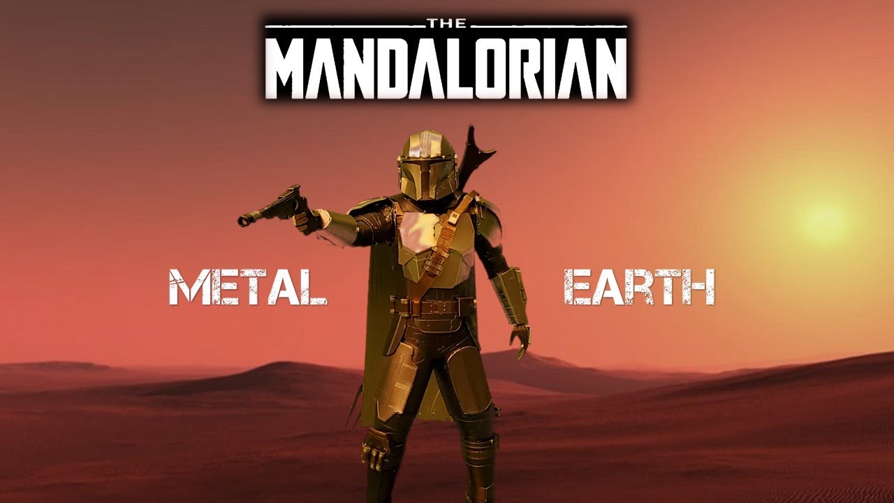 Crafting The Mandalorian Metal Earth Model!!!