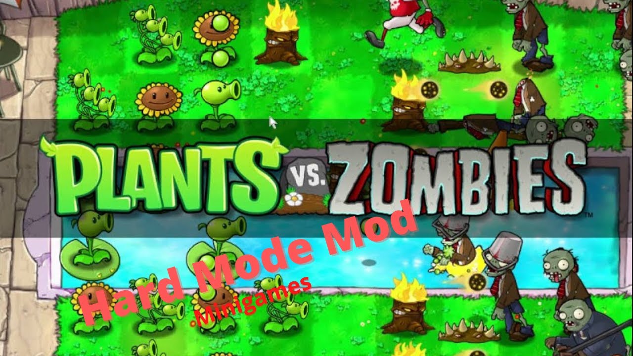 Plants VS Zombies Hard Mode Mod - WallNut Bowling I