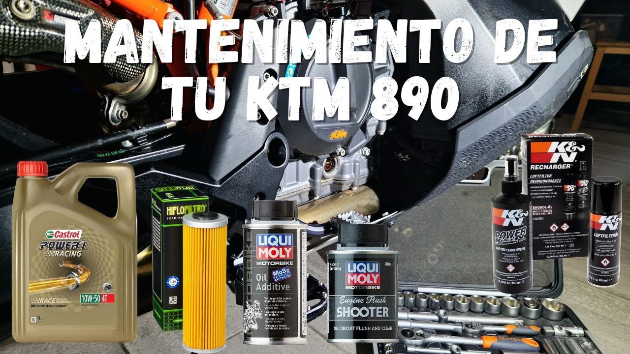 Tutorial Mantenimiento periódico KTM 890 Adventure R / S DUKE SM