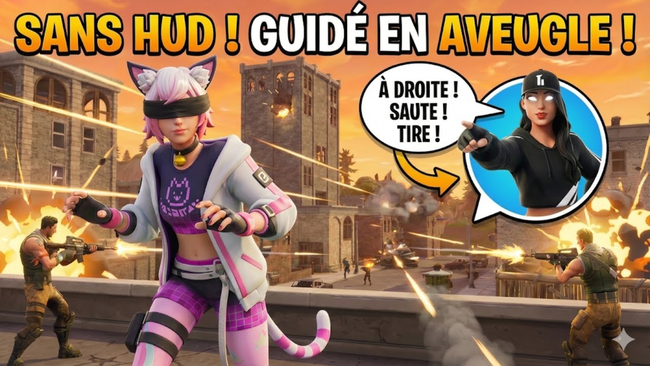 JE SUIS DEVENU AVEUGLE SUR FORTNITE ! 😱
