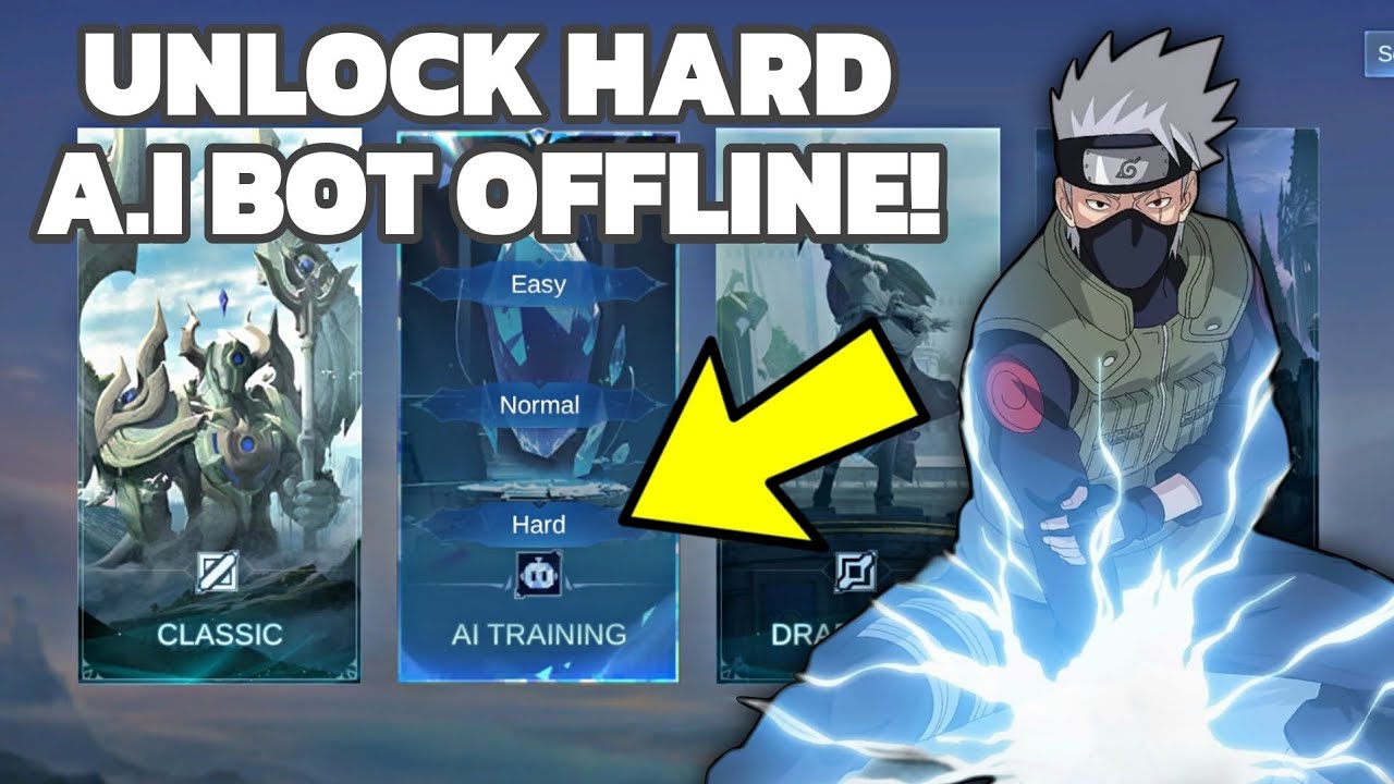 TIPS HOW TO UNLOCK HARD A.I MODE OFFLINE | MLBB TIPS & TRICKS!