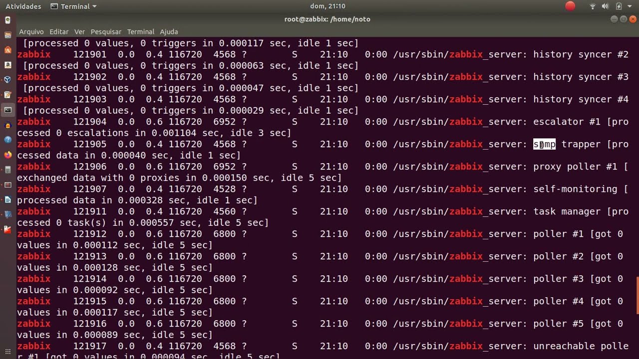 Instalando e configurando  SNMP TRAP