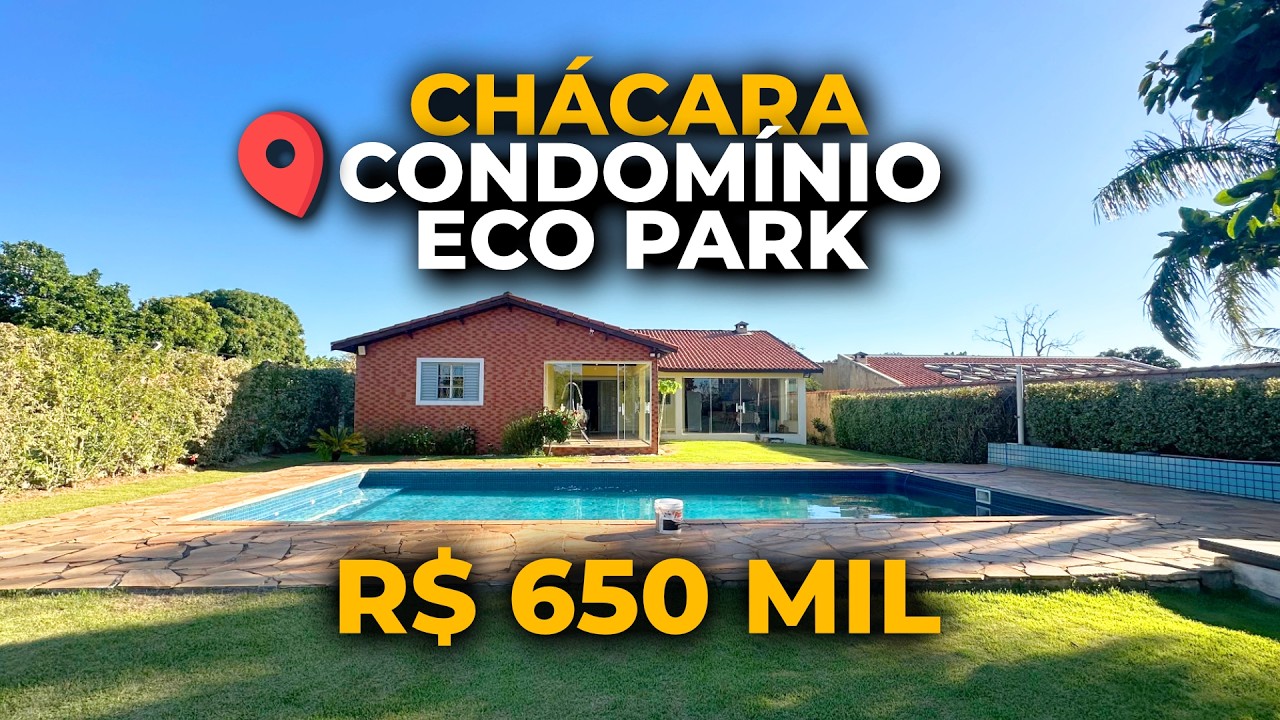 Casa em Condomínio EcoPark – Tatuí | 2 Quartos | Área Gourmet | R$ 650 Mil
