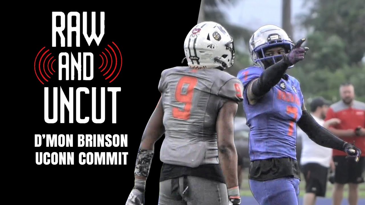 HE'S A MENACE!! || UCONN COMMIT D'mon Brinson || Raw & Uncut || Mic'd up High school football ||