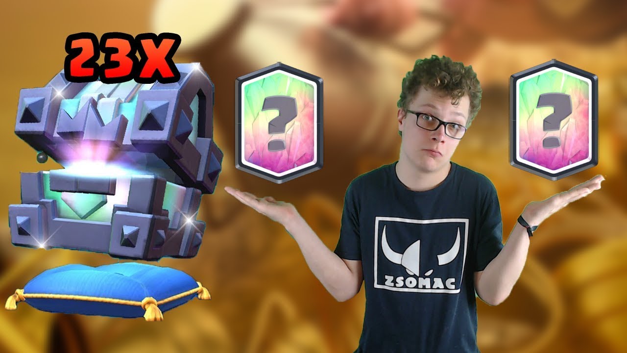 23 Legendary King's Chest Nyitás! | Clash Royale Magyarul