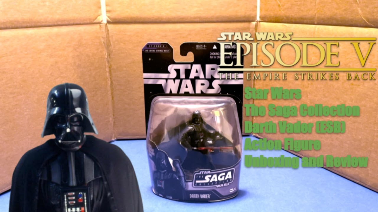 Star Wars Saga Collection Darth Vader (ESB) Action Figure Unboxing and Review