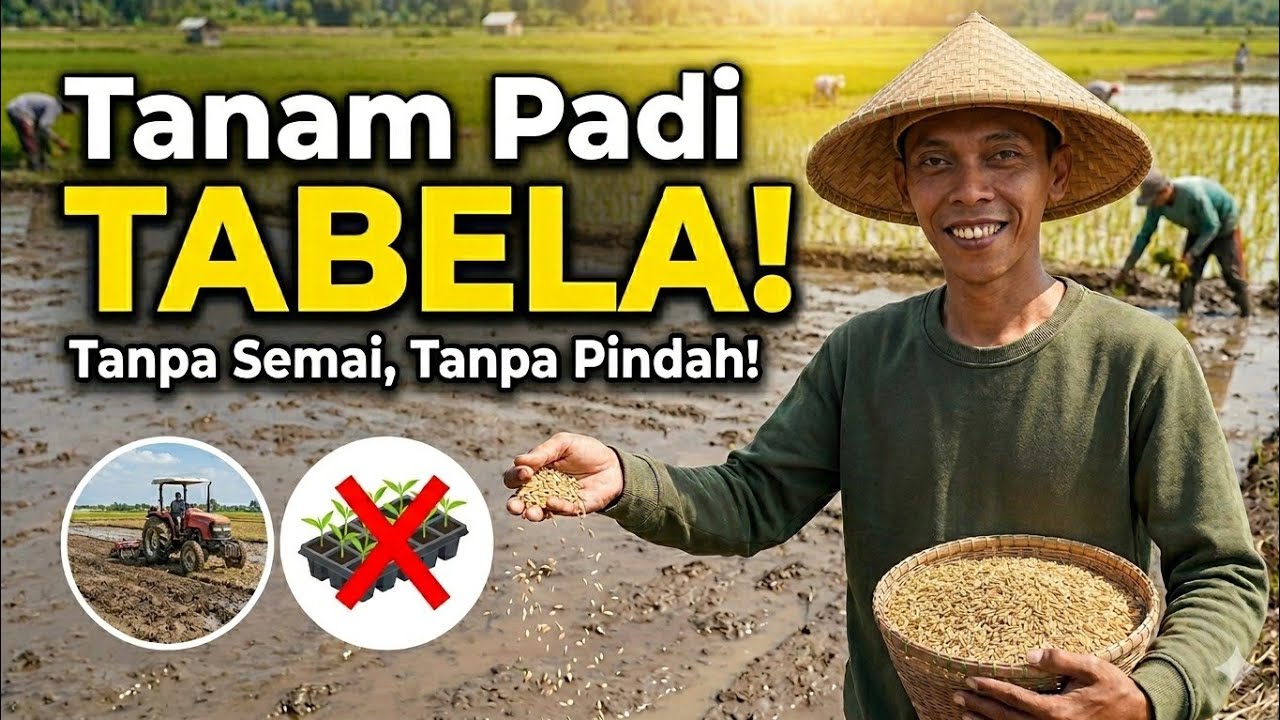 tanam padi tabela || takaran tanam tabela