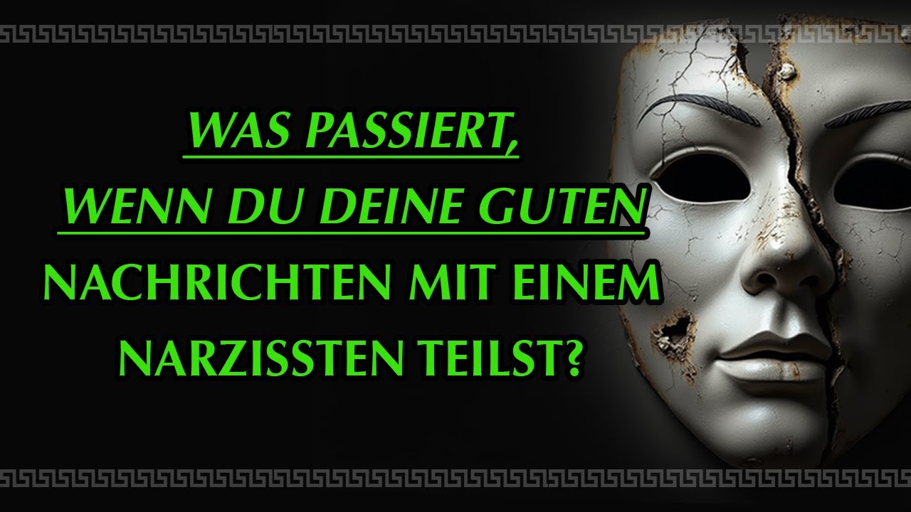 Großer Fehler? Das passiert wirklich, wenn du Gutes einem Narzissten erzählst | Narzissmus