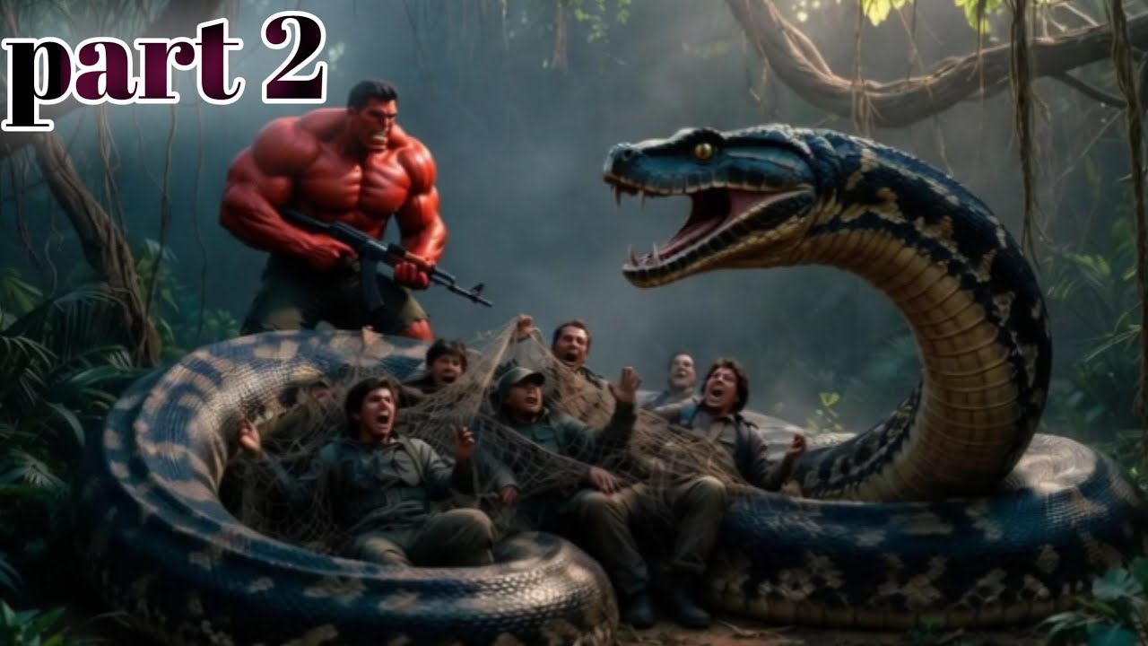 Red Hulk AK & Anaconda का EPIC Plan | Part 2 | Jungle Adventure & Hunter Trap"