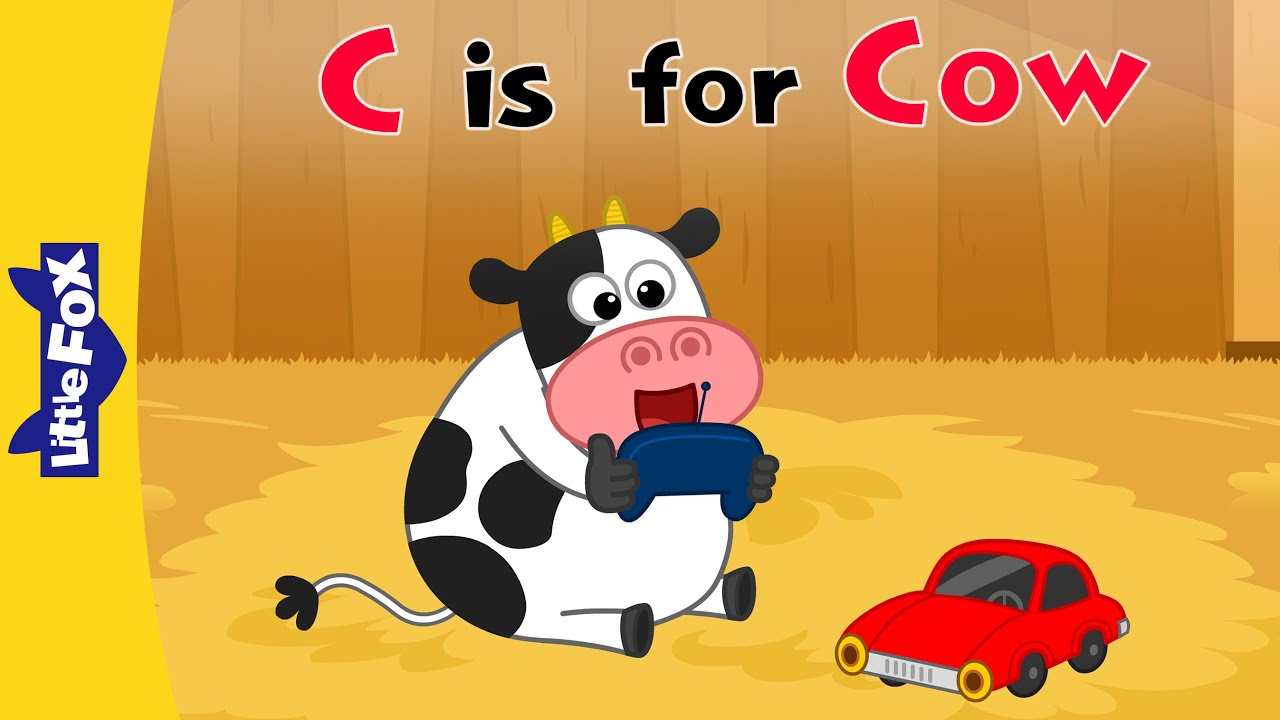C is for Cow! | Phonics for Kindergarten | Alphabet Sounds and Songs | Learn English Letters