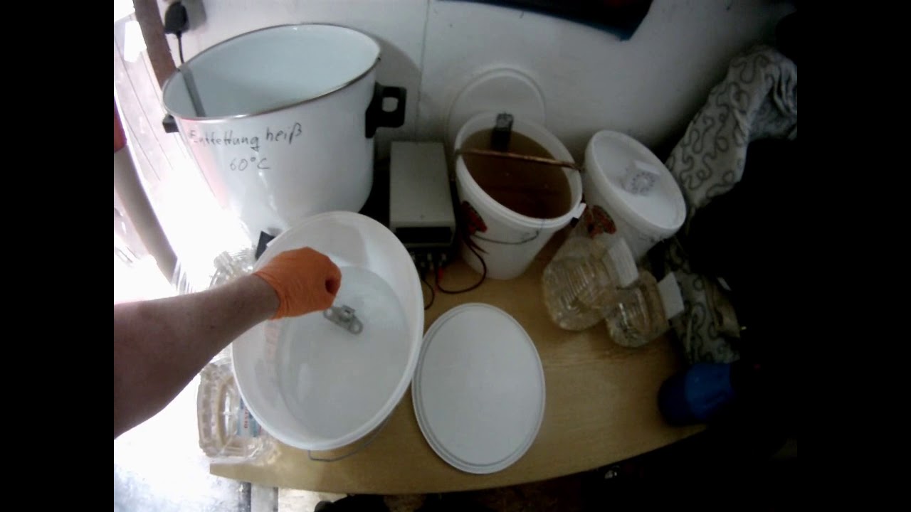 DIY galvanisch verzinken und gelb passivieren