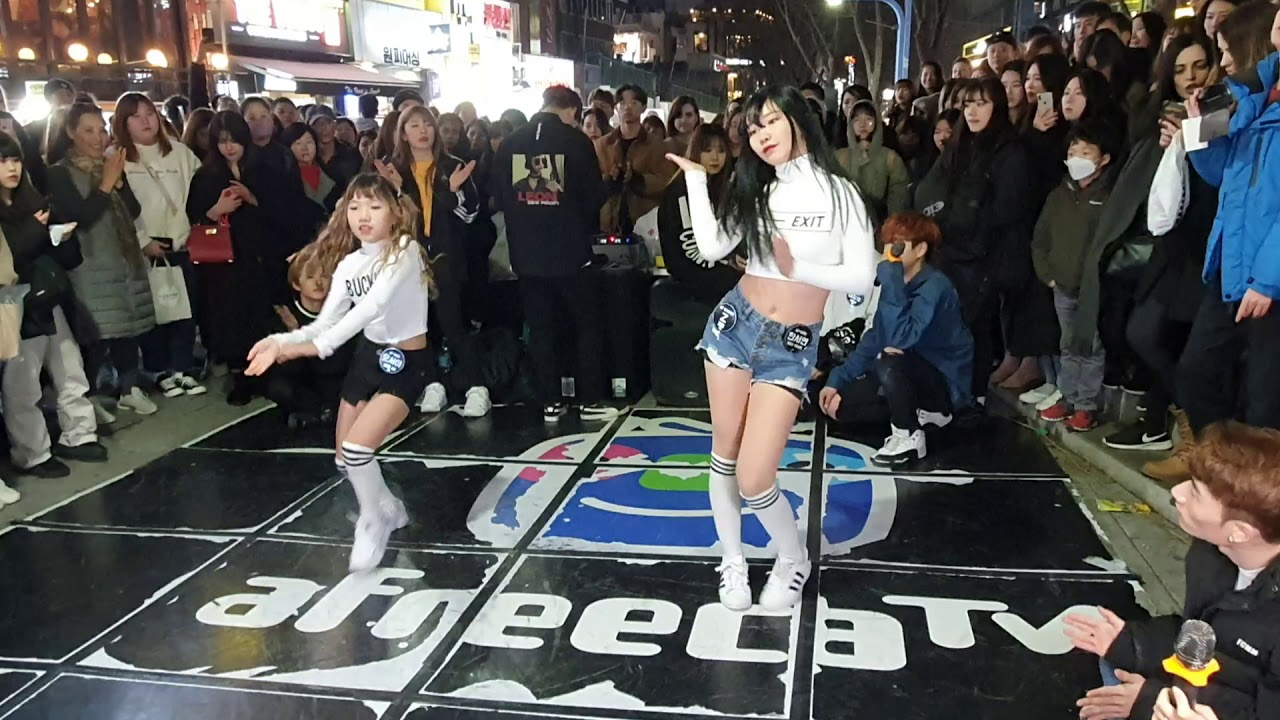 190316 고고베베 - 춤추는 곰돌 홍대 버스킹 직캠ㅣGogobebe - AF STARZ Hong-dae busking fancam