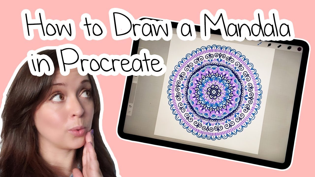 Как нарисовать мандалу в Procreate Tutorial для Apple iPad