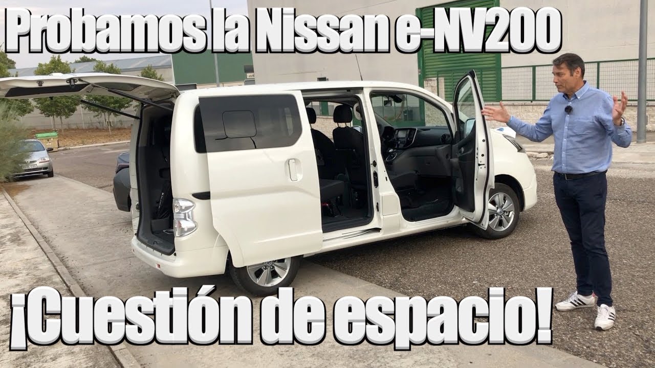 Probamos la Nissan e-NV200 ¡Cuestión de espacio!