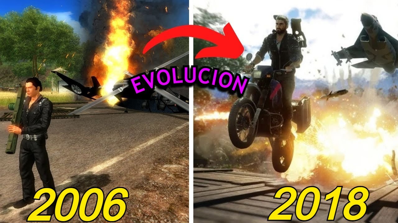 Evolución De JUST CAUSE (PS2 -XBOX 360 ) 2006-2018