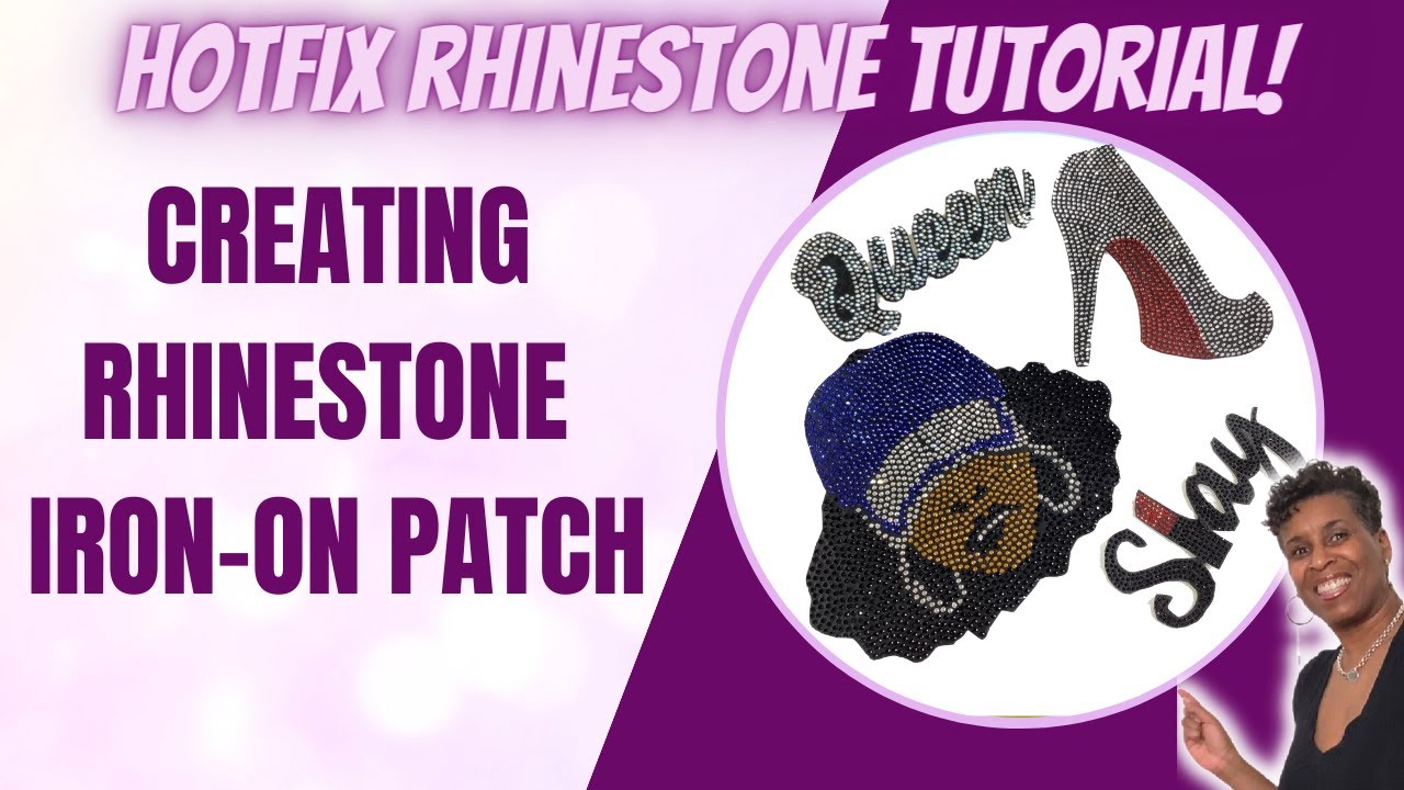 HOW TO MAKE A RHINESTONE IRON ON PATCH
