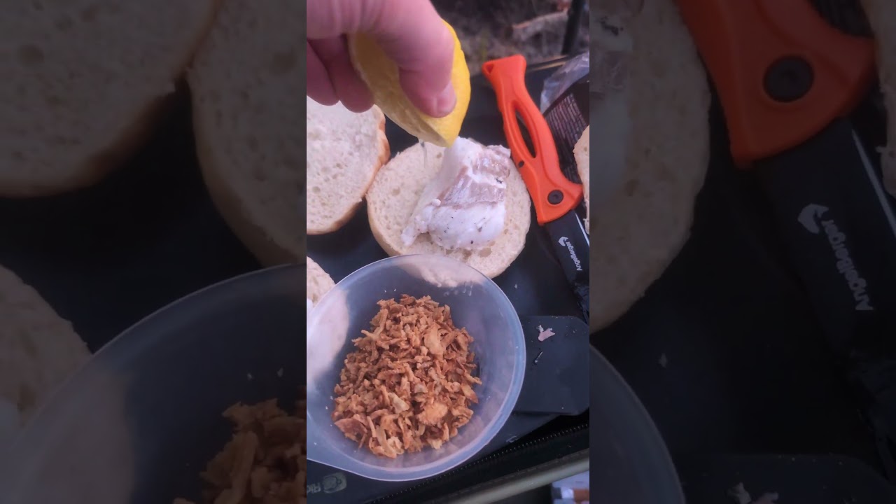 Catch & Cook! Welsburger frisch gefangen! #angeln #outdoorcooking #survival #wels
