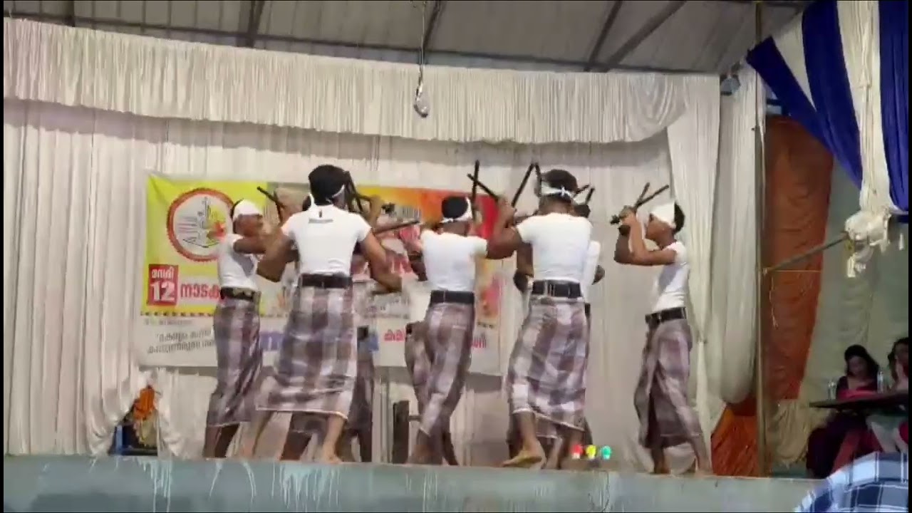 2024/25 kasargod subjilla school kalolsavam durga hss 1st prize koyakkante makkal power 😻💥#kolkali