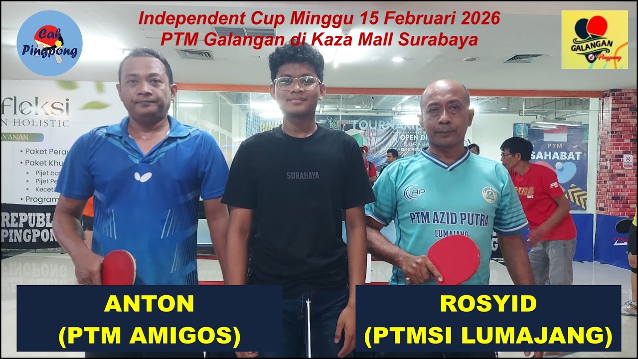 BLOCK CHOP SMASH TAJAM BINTIK, ROSYID (LUMAJANG) vs ANTON (AMIGOS), Independent Cup Divisi 6+