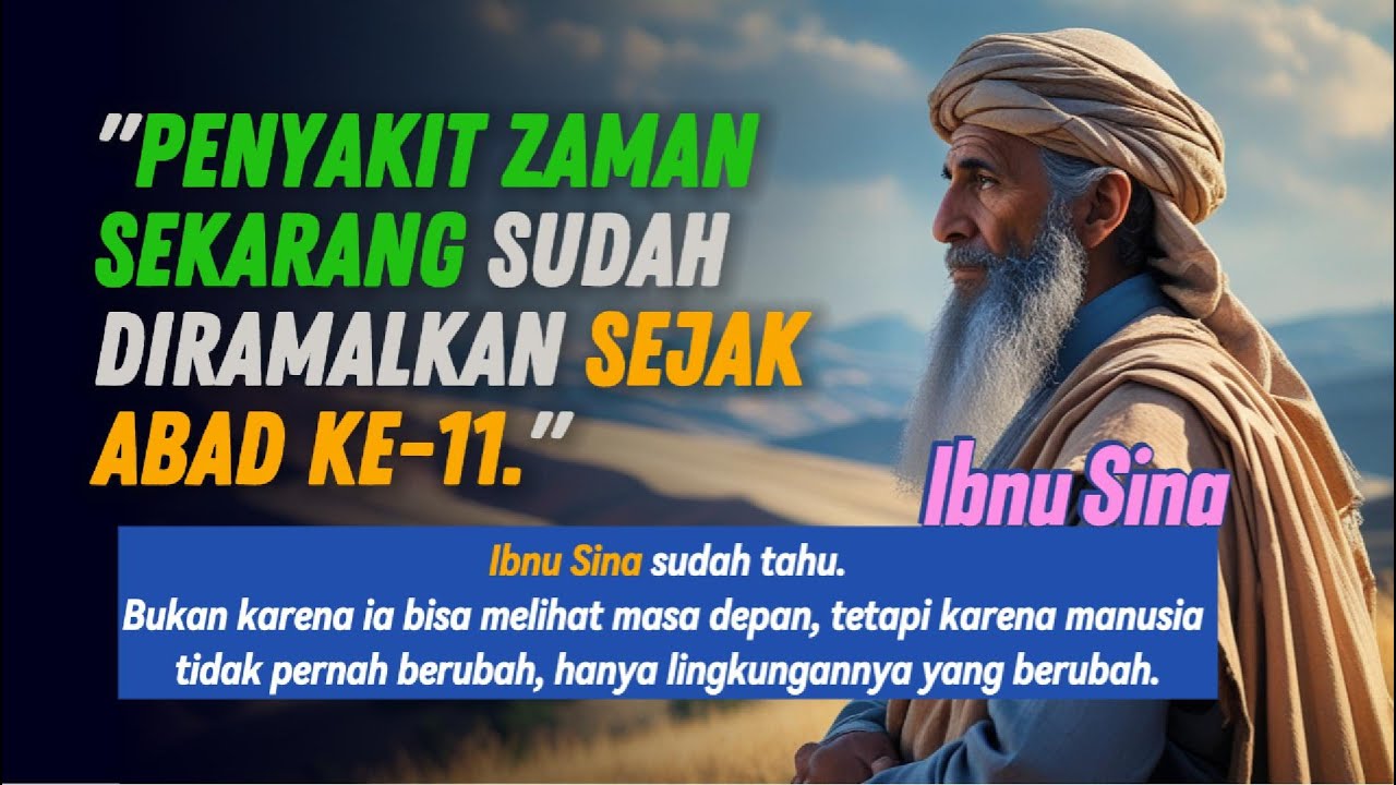 Misteri Penyakit Zaman Modern yang Sudah Diprediksi Ibnu Sina 1000 Tahun Lalu!