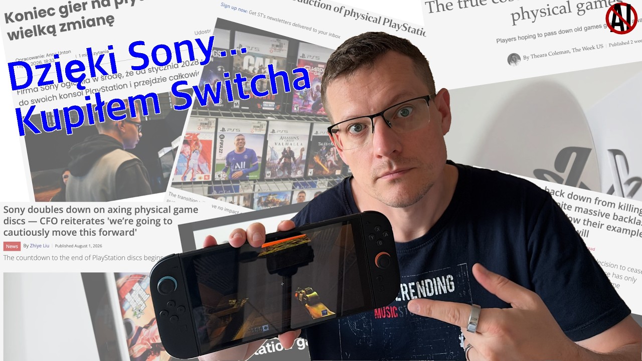 Dzięki Sony... Kupiłem Switch 2 - pierwsze wrażenia z najnowszej konsoli Nintendo