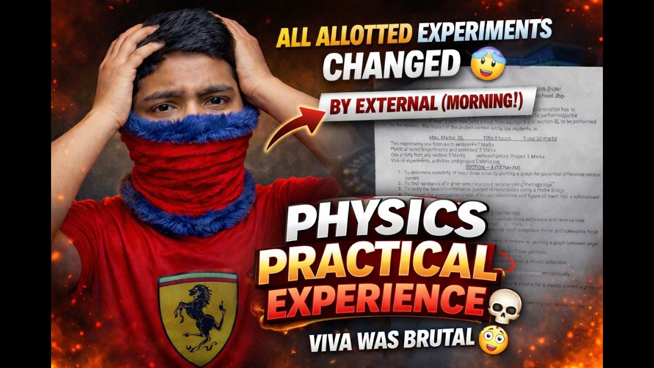 Physics Practical experience (Worst🤡) | Everything messed up 😭| CBSE class 12