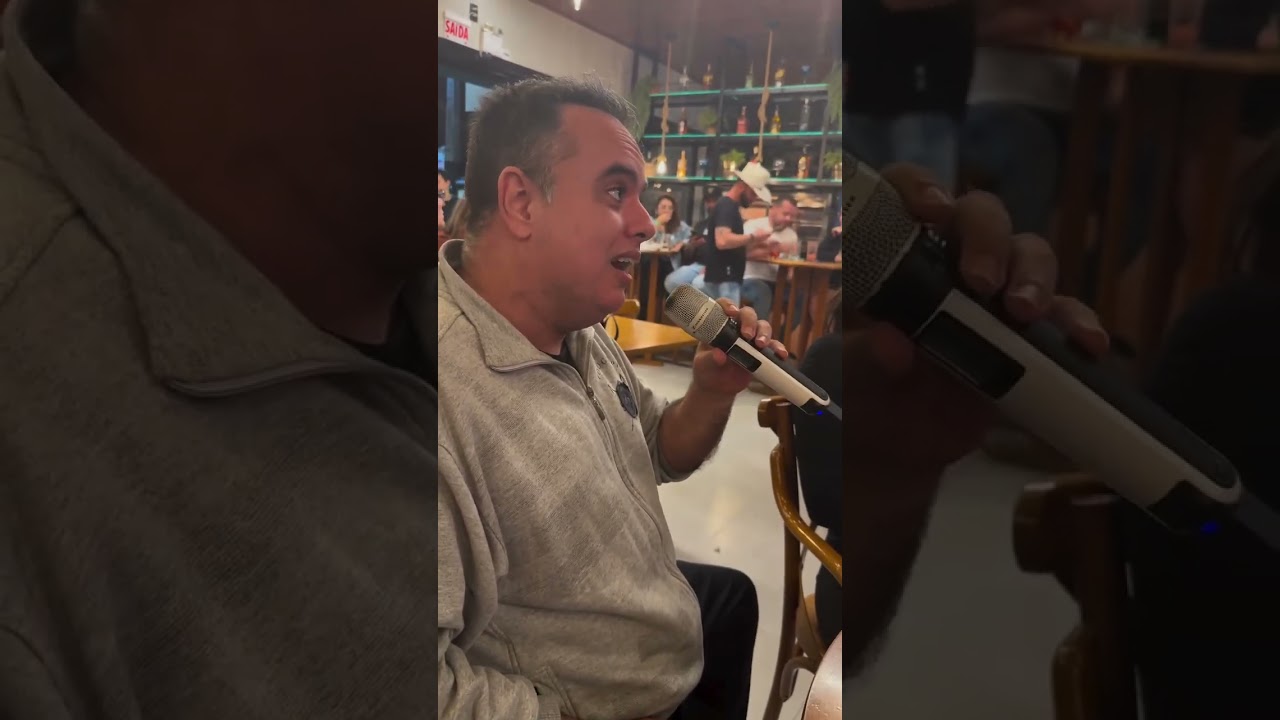 Canta mais do que a maioria dos cantores do Brasil.