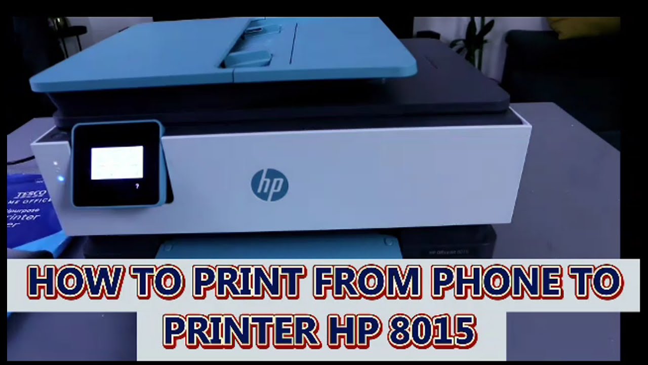 How To Print From Phone To HP Officejet 8015e Wireless Printer