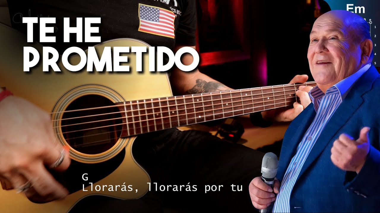 TE HE PROMETIDO - Leo Dan GUITARRA ACORDES PRINCIPIANTES | Cover Christianvib