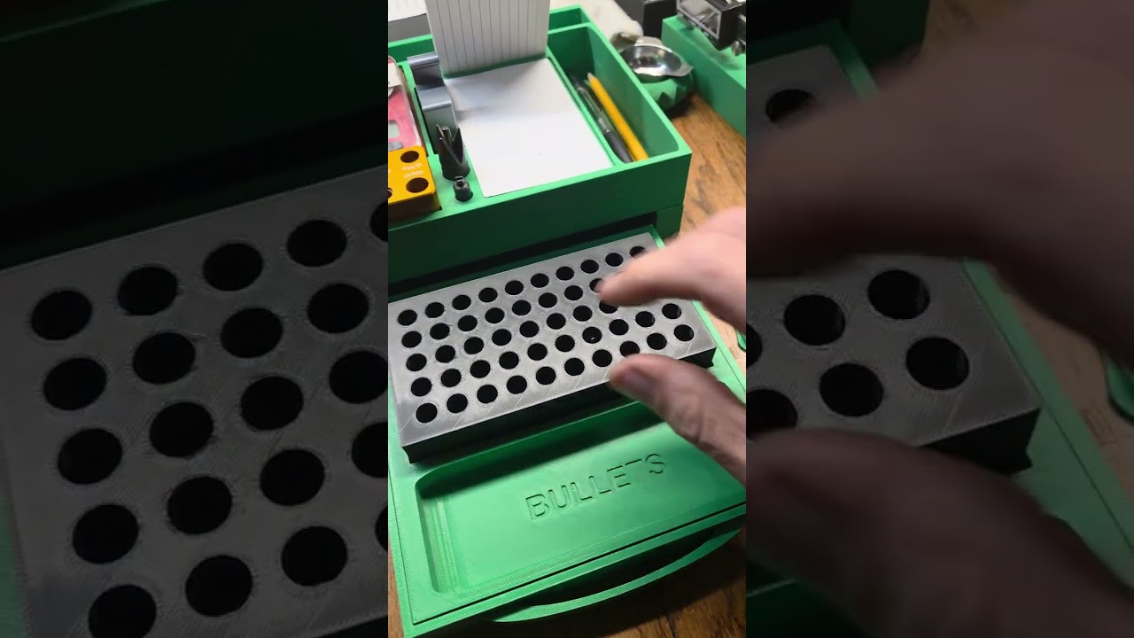 3D Printed reloading bench organizers