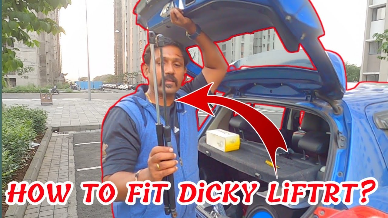 DIY | How to fit dicky lifter? | Car Trunk(dicky) Lift Hydraulics (Shocks) Universal Fix