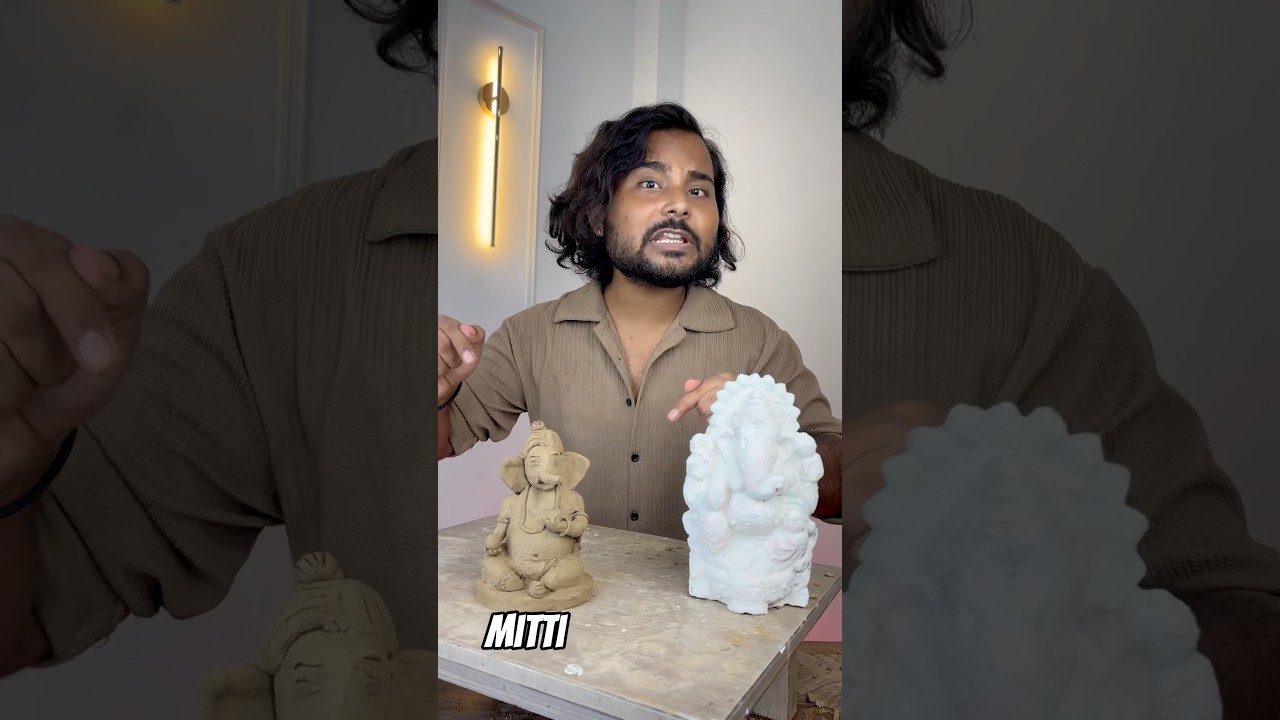 Ganpati bappa sthapana🙏🏻😍#ganpatibappamorya #experimnent #made #ganeshchaturthi #viral #shorts ￼