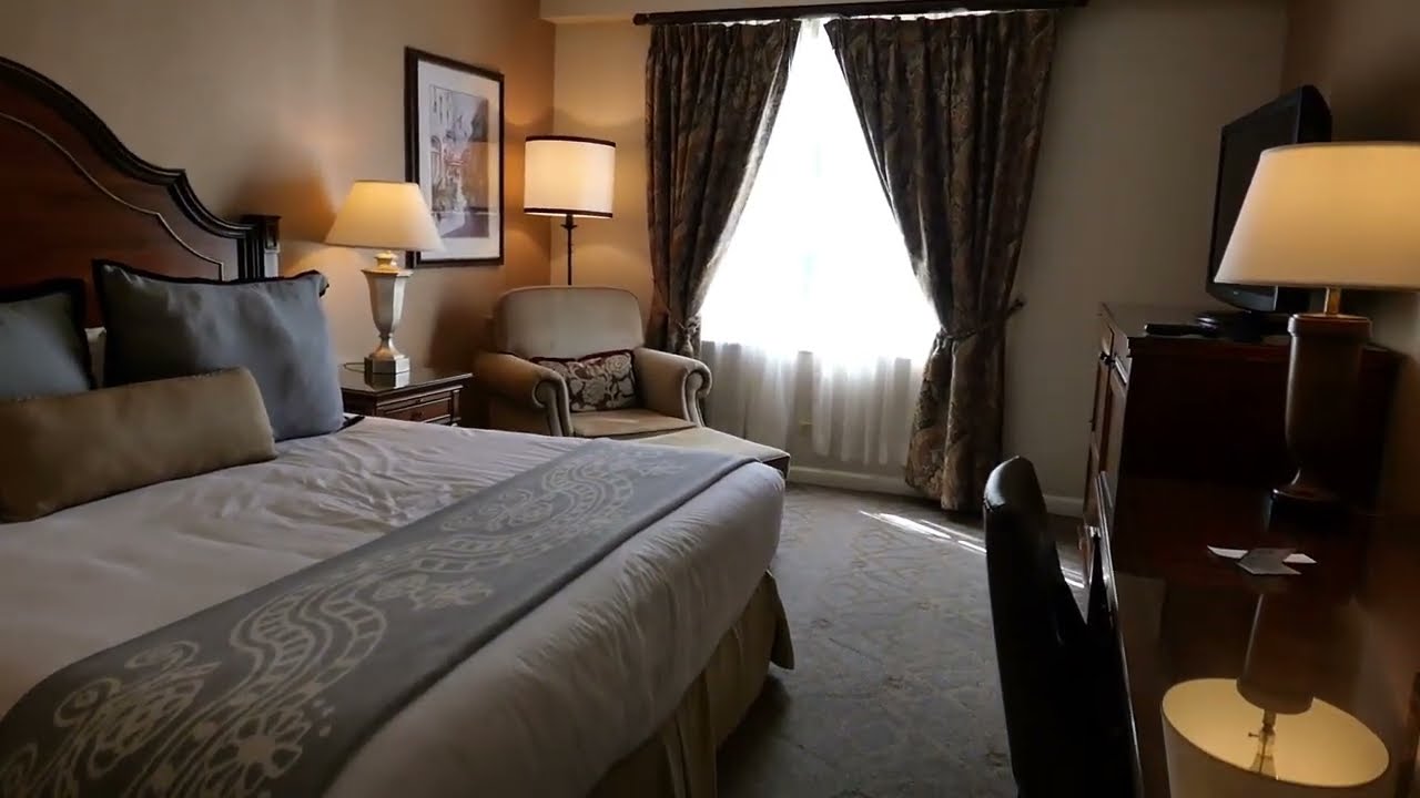 Omni Royal Orleans Premier King Hotel Room Review - New Orleans, Louisiana USA