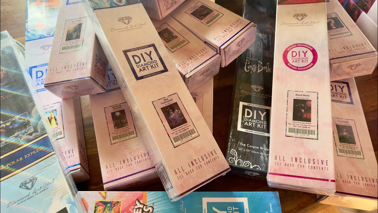 Diamond Art Club | mein Stash | Teil 1 #diamondartclub #diamondpainting