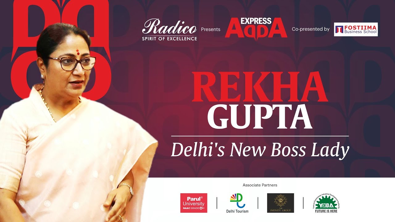 CM Rekha Gupta Exclusive: From Student Leader to Delhi&rsquo;s Chief Minister | Express Adda