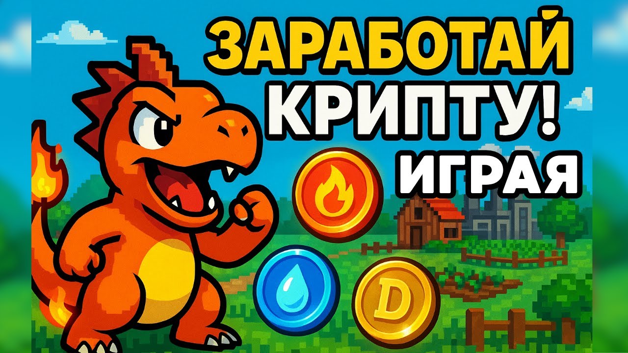 Заработай крипту играя в Craft World Без Вложений 2025