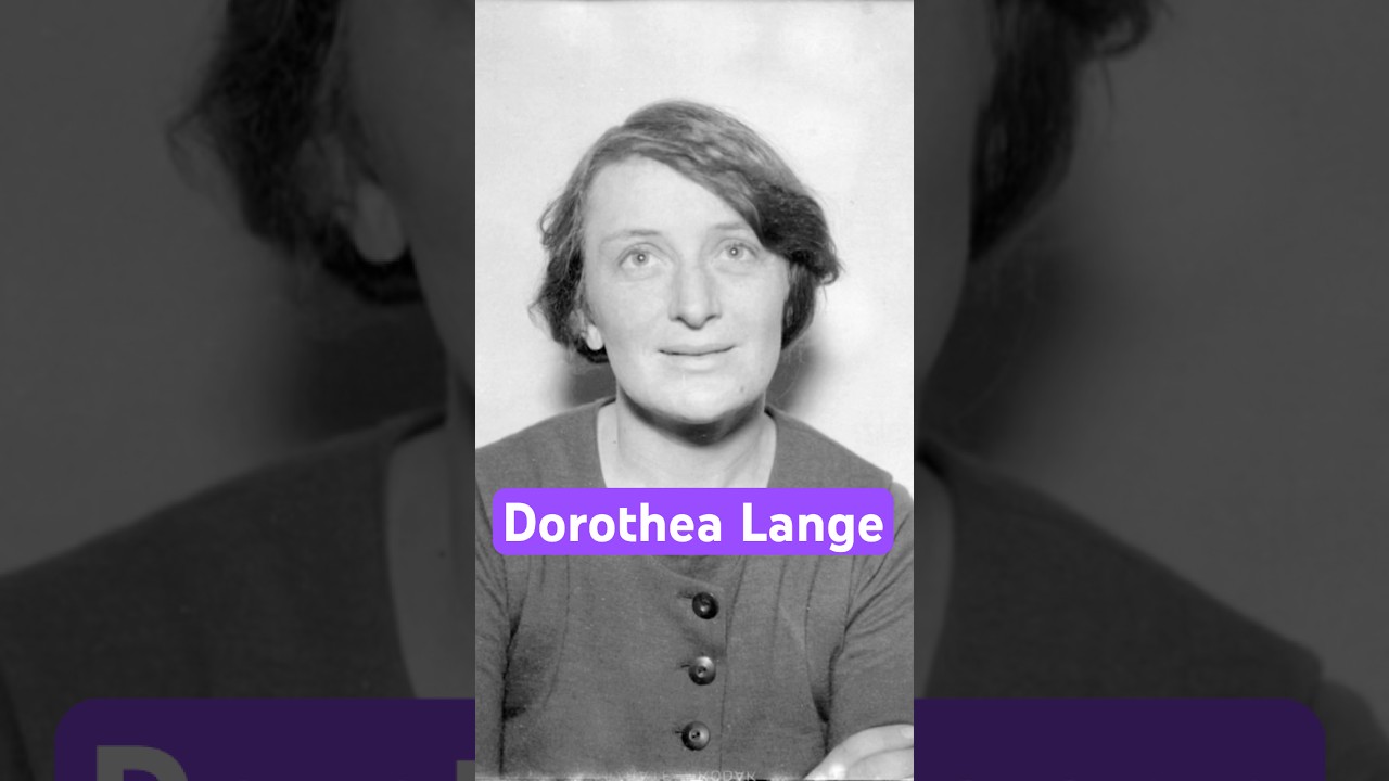 May 26: Dorothea Lange #fyp #diversity #history #womenshistory #activism #SocialJustice