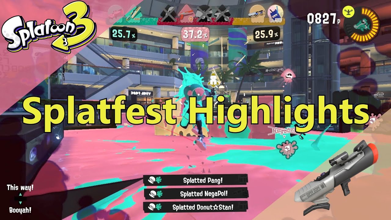 Splatoon 3 - S-Blast Ice Cream Splatfest Highlights