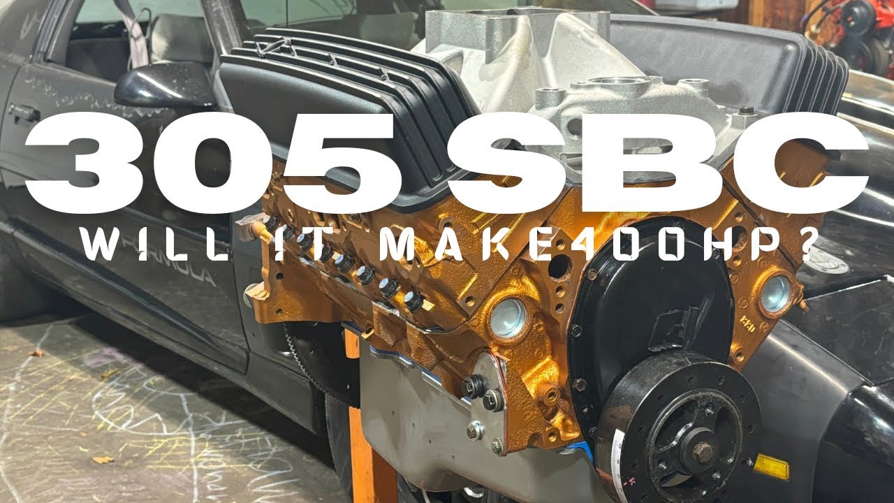 Финальная сборка 400-сильного двигателя 305sbc